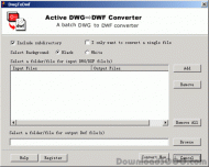 DWG DWF Converter screenshot